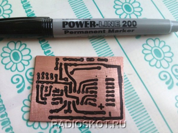 Маркер r-Teck для рисования печатных плат