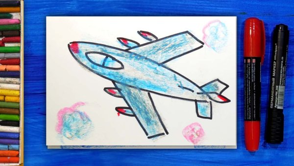 Рисунок подарок для папы фломастерами