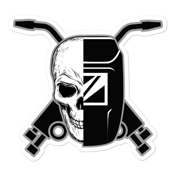 Сварочная маска череп