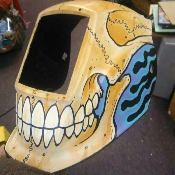 Сварочные маски разрисованные