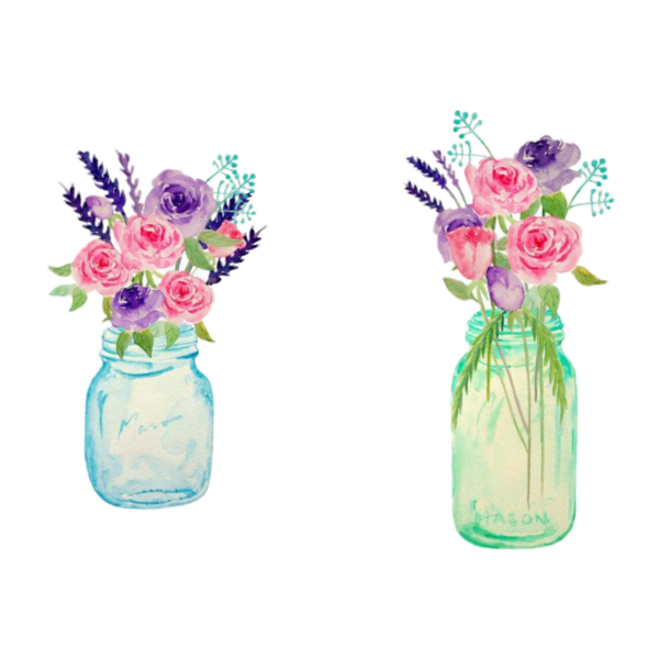 Рисование вазы акварелью