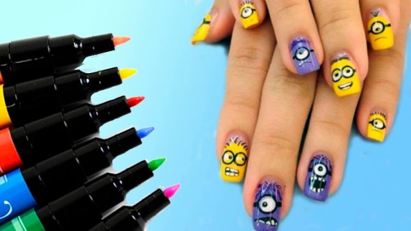 Фломастеры для рисования на ногтях