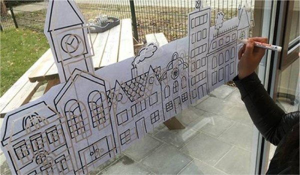 Стекло для рисования маркером