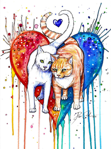 Рисунки для срисовки сердечки