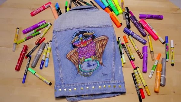 Маркеры для рисования по ткани