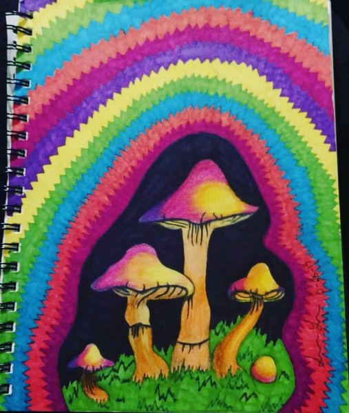 Радужные рисунки