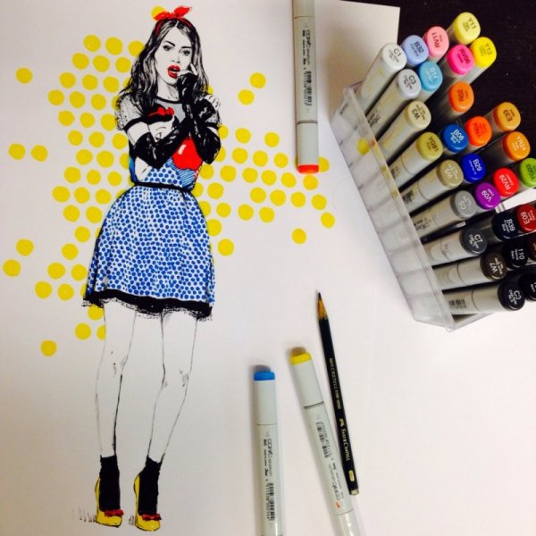 Fashion маркерами