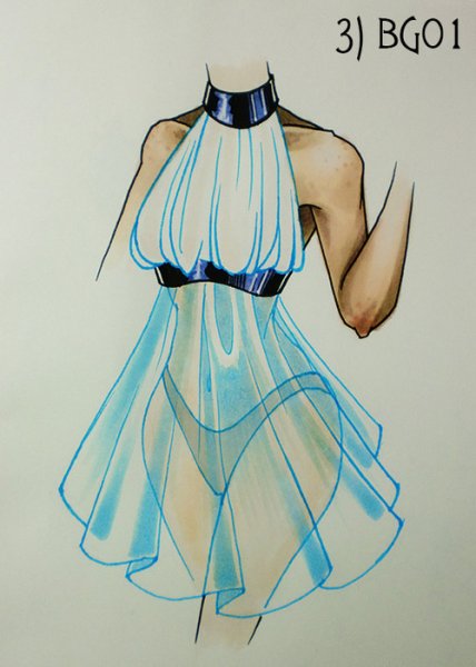 Эскизы одежды прозрачные