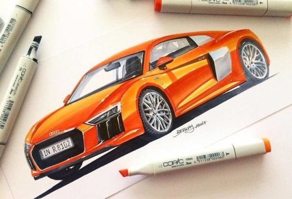 Маркер для рисования на автомобиле