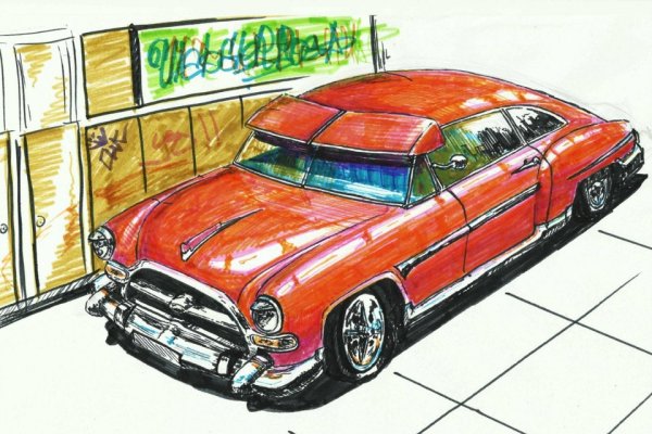 Рисунки фломастерами машины