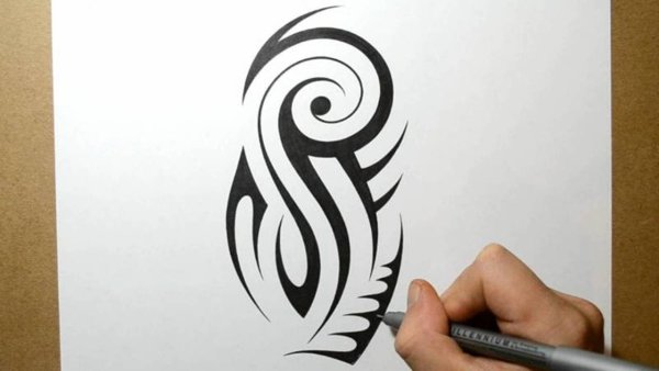 Тату для мальчиков фломастером