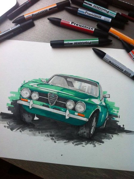 Рисунки фломастерами