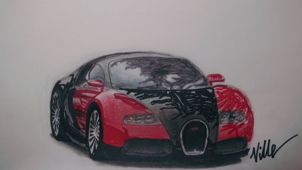 Машина фломастером