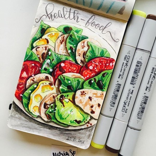 Фломастеры для скейтчбук