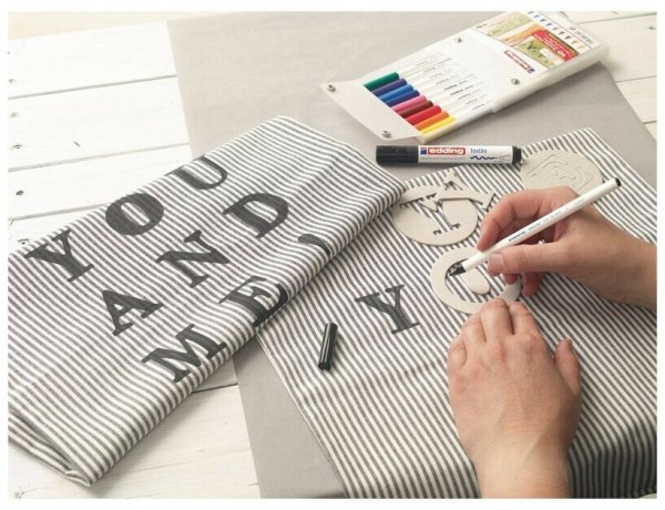 Роспись футболок маркерами