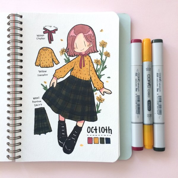 Маленькие рисунки для скетчбука