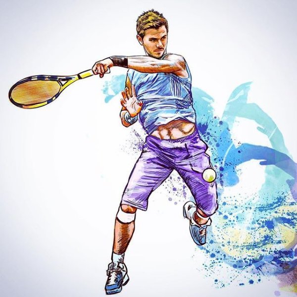 Спортивные рисунки