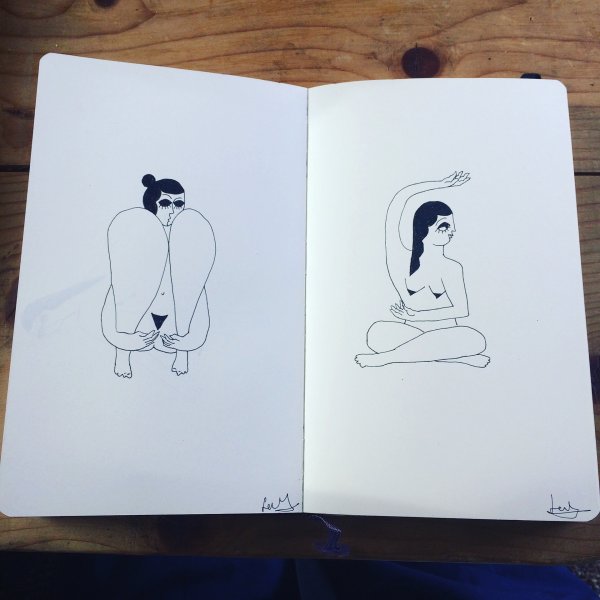 Прикольные рисунки в скетчбук очень легко