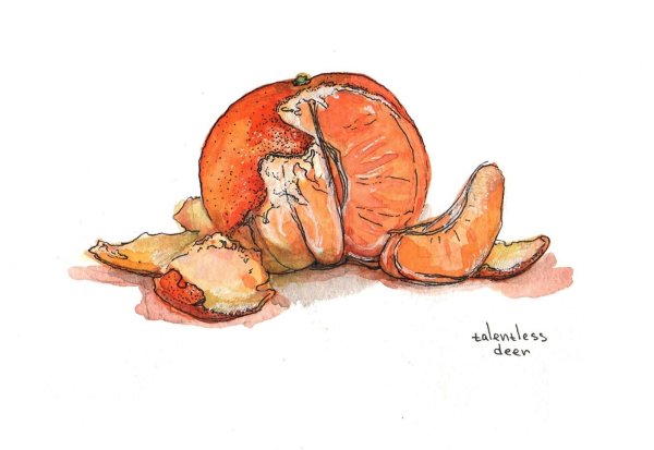 Мандарин скетч