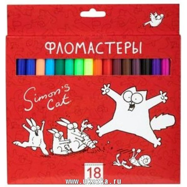 Фломастеры на прозрачном фоне