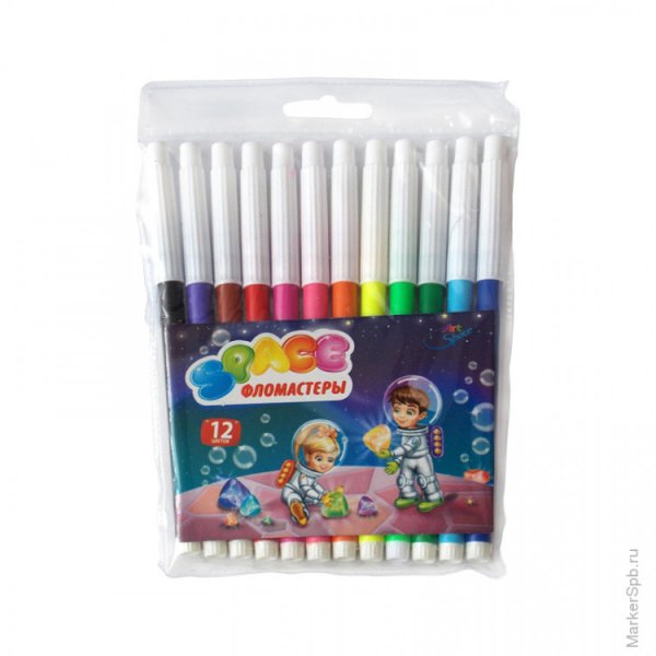 Фломастеры на прозрачном фоне