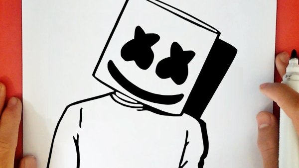 Маршмеллоу карандашом