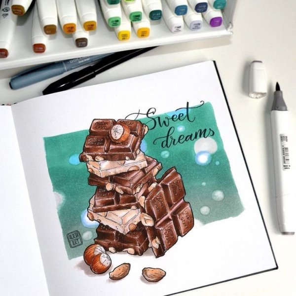 Что нарисовать маркерами