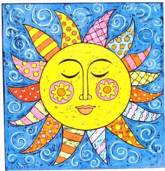 Солнце декоративное