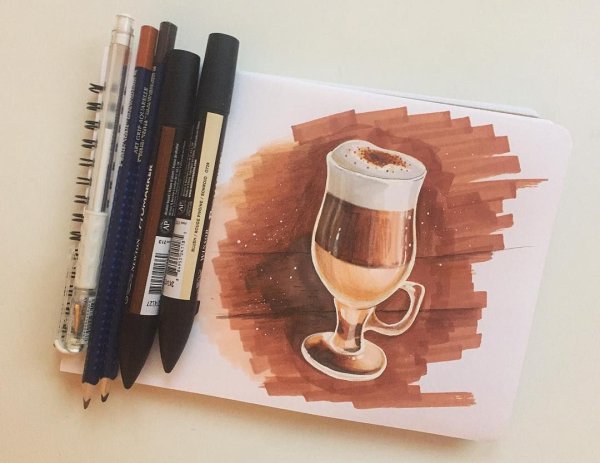 Рисунки фломастерами