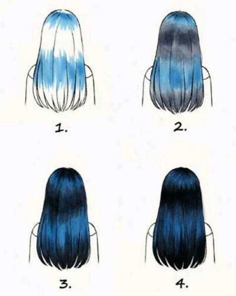 Принцессы цветными карандашами