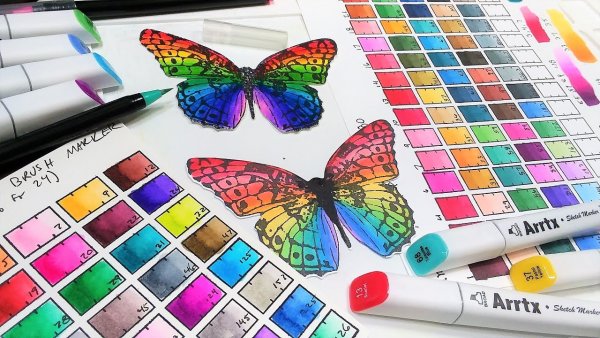 Маркер для смешивания цветов