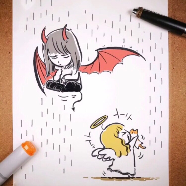 Маленький ангел и хороший демон