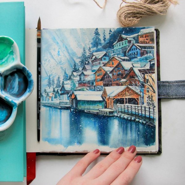 Идеи для новогодних рисунков