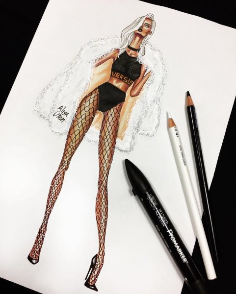 Модные стили рисования