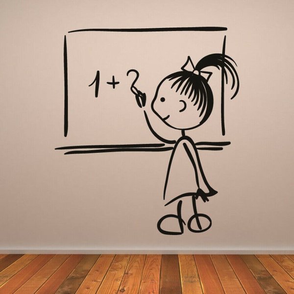 Картина маркерами на доске