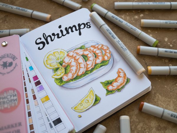 Рисунки маркерами для начинающих