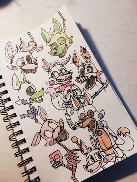 Скетчбук ФНАФ