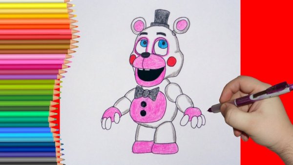 Рисование АНИМАТРОНИКОВ маркерами