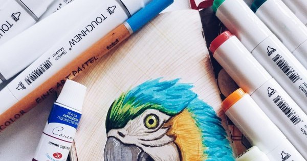 Рисование маркерами для детей