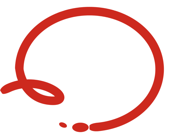 Красная обводка