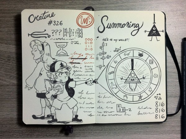 Скетчбук. Гравити Фолз