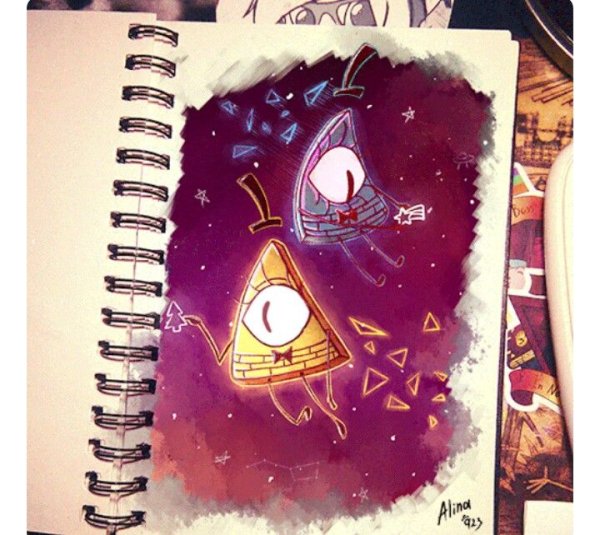 Sketchbook Гравити Фолз