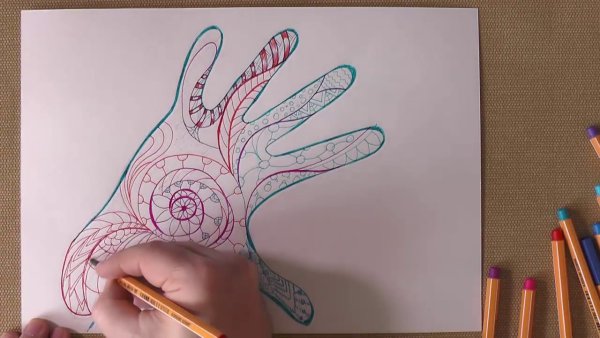 Небольшие рисунки фломастерами