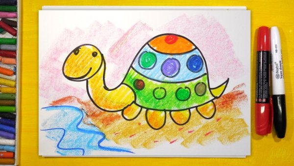 Рисунок фломастерами для детей