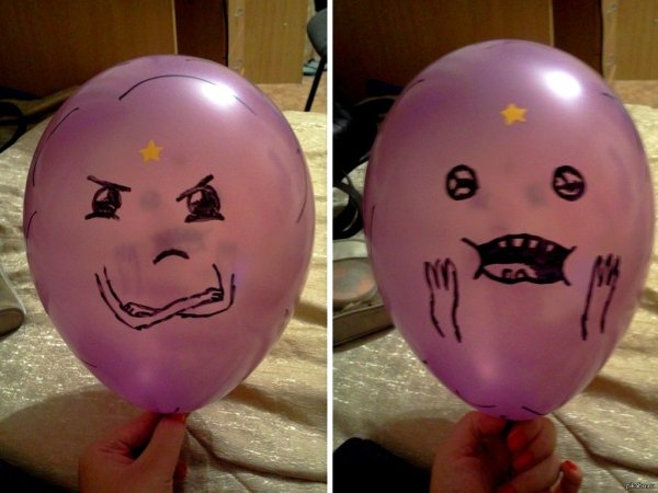 Шары с лицами
