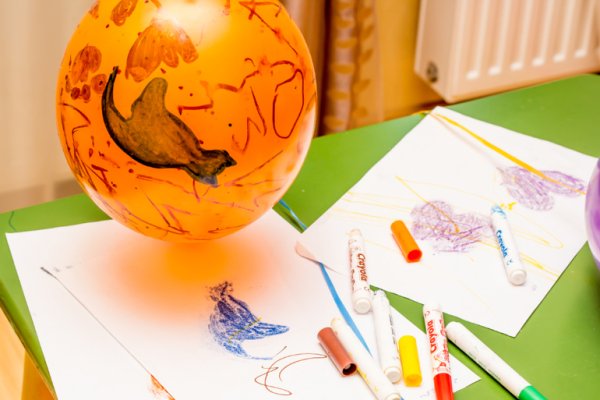 Скетчинг новогодние шары