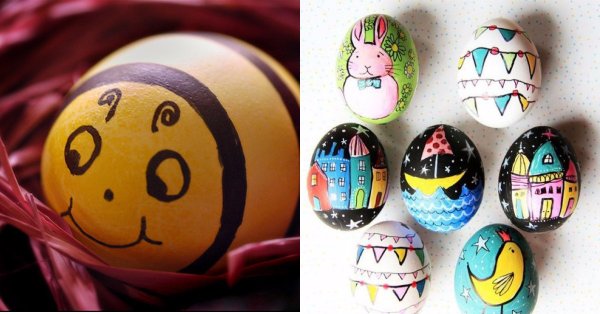 Как раскрасить яйца на Пасху