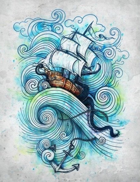 Морской орнамент