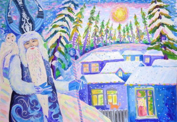 Новогодняя мечта рисунок на конкурс