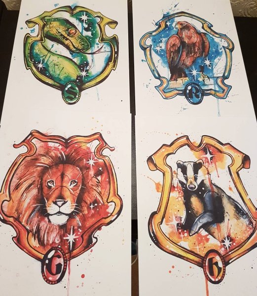 Тату Гарри Поттер Гриффиндор